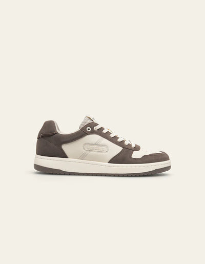 Wright Basketball Sneaker - White/Walnut