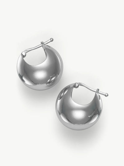 Zadie Ball Hoops - Sterling Silver