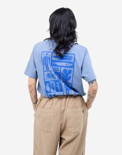 Essentials T-Shirt - Azure Blue