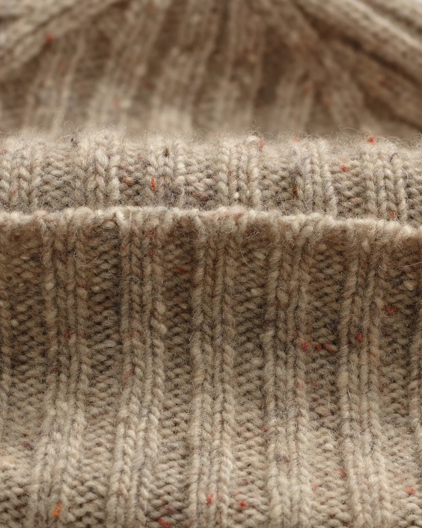 Brook Beanie -  Natural Donegal