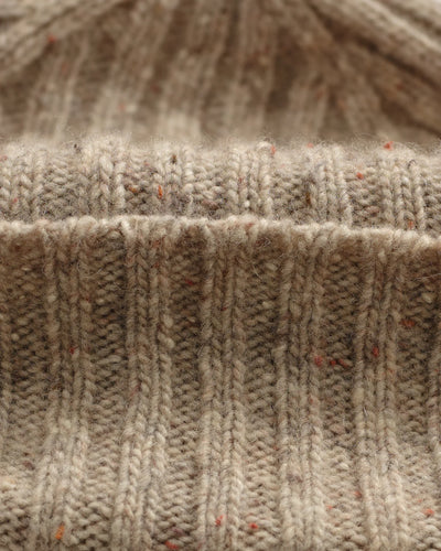 Brook Beanie -  Natural Donegal