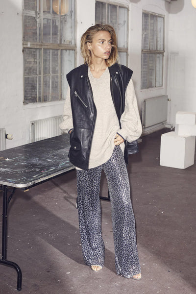 Leo CC Sequin Pants - Black