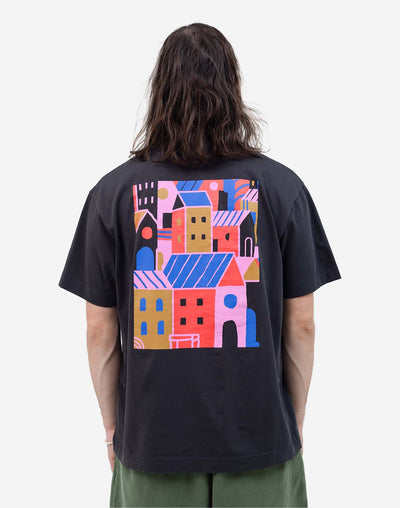 City Loose Fitting T-Shirt - Carbon Black