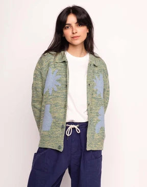 Kalama Cardigan - Emerald Green