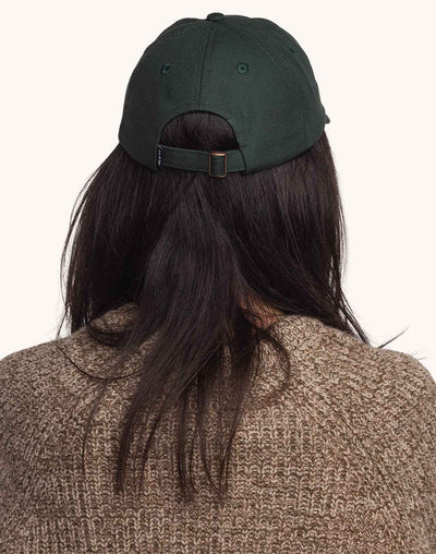 Busy Six Panel Cap - Larch Green