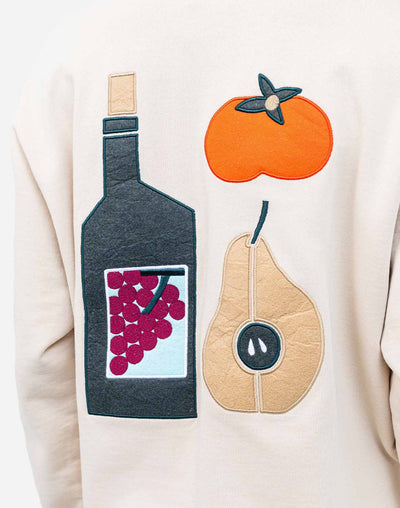 Lunch Times Sweat - Cream