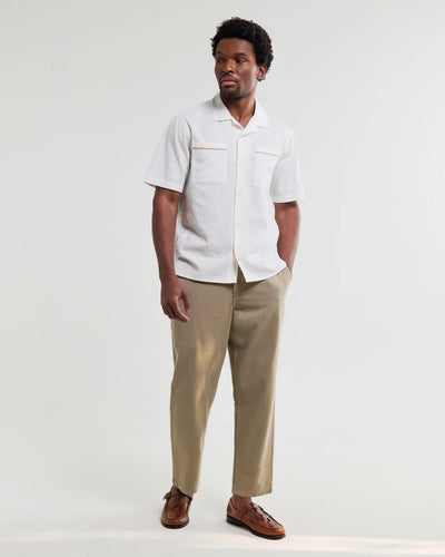 Didcot Shirt Summer Back Appliqué - Ecru