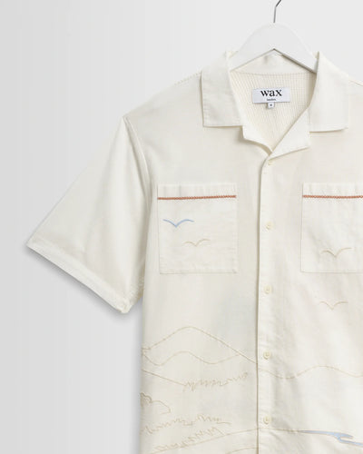 Didcot Shirt Summer Back Appliqué - Ecru