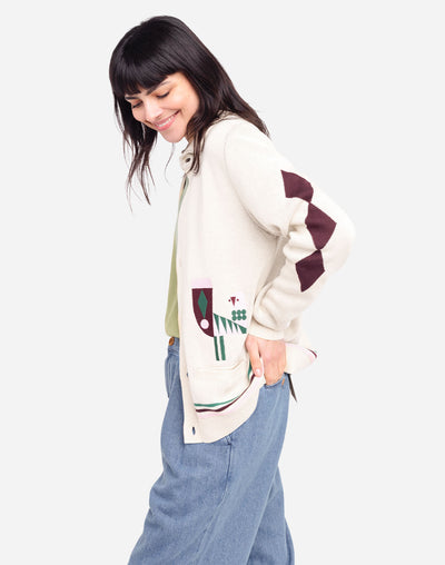 Paja Cardigan - Ecru