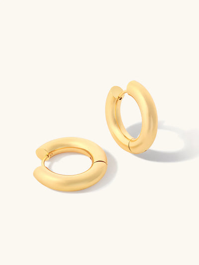 Harlow Hoops - Gold Plating