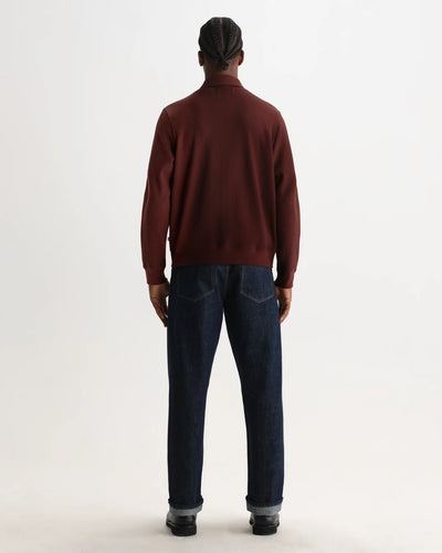 Hays Jersey Overshirt - Dark Burgundy