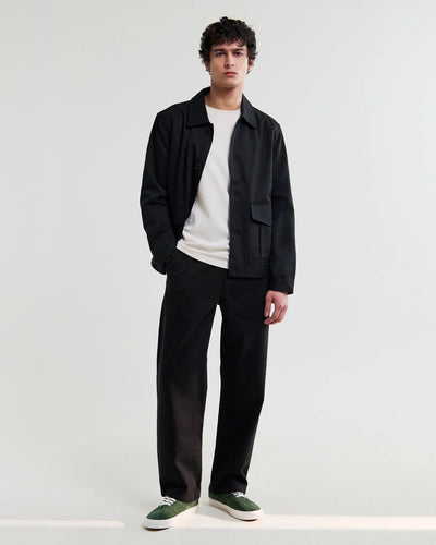 Hyde Trouser Organic Cotton Twill - Black