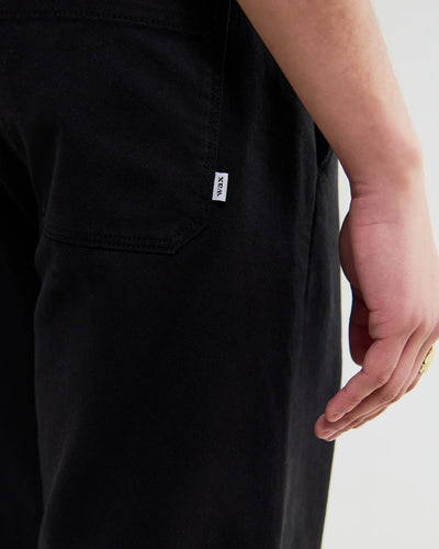 Hyde Trouser Organic Cotton Twill - Black