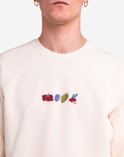 Vegetables Sweatshirt - Ivory