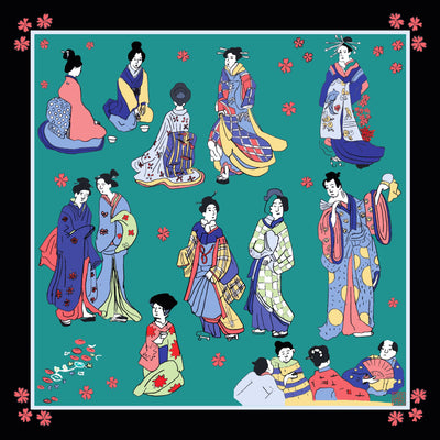 Silk Scarves - Gei (art) sha (person)