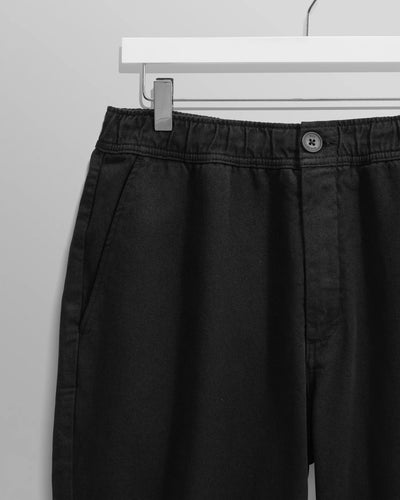 Kurt Trouser Organic Cotton Twill - Black