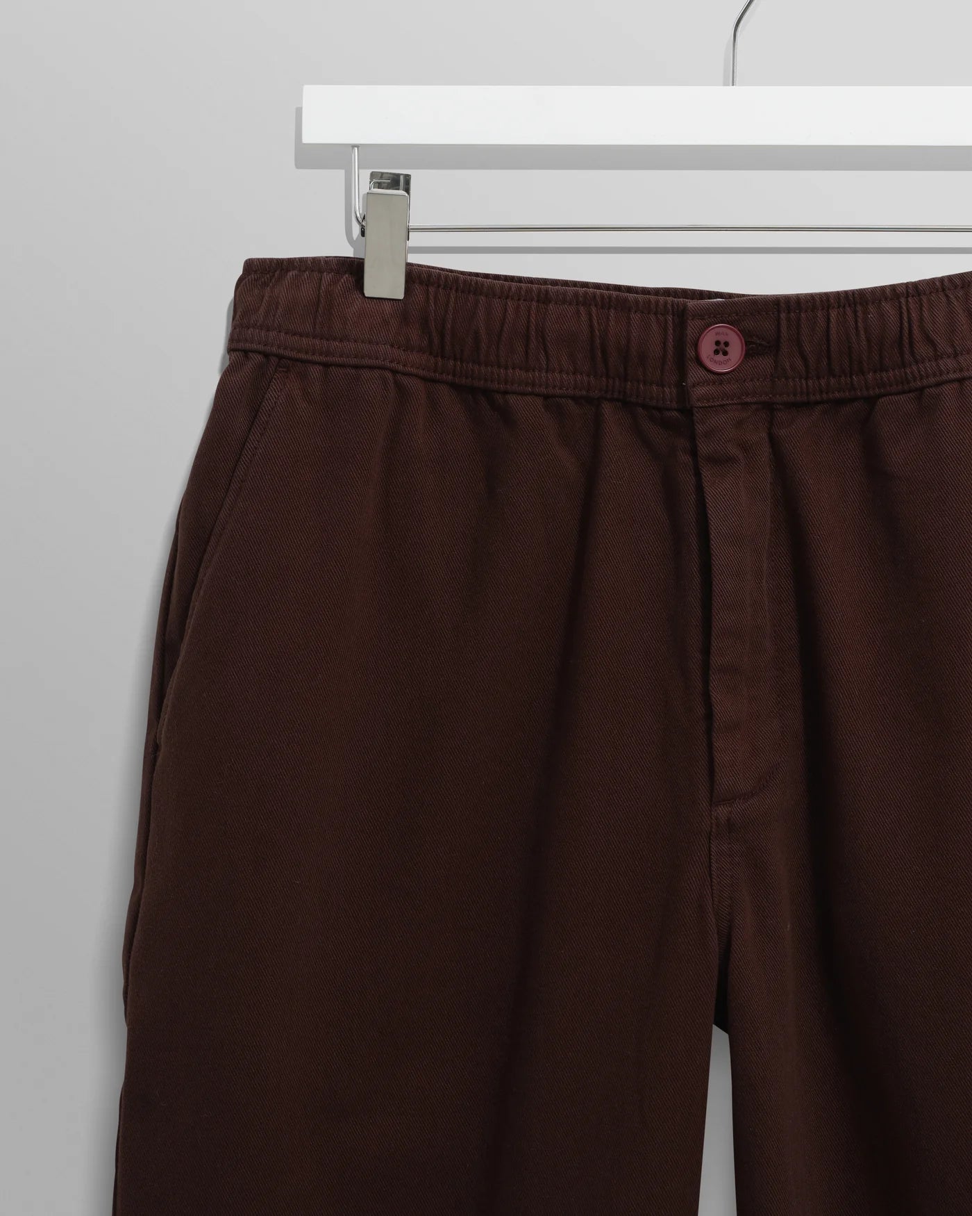 Kurt Trouser Organic Cotton Twill - Dark Brown