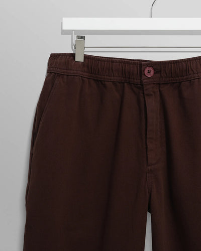 Kurt Trouser Organic Cotton Twill - Dark Brown