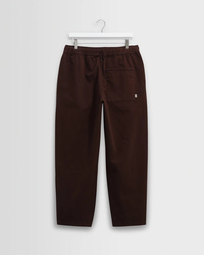 Kurt Trouser Organic Cotton Twill - Dark Brown