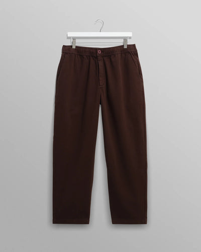 Kurt Trouser Organic Cotton Twill - Dark Brown
