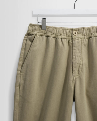 Kurt Trouser Organic Cotton Twill - Light Khaki