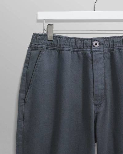 Kurt Trouser Organic Cotton Twill - Petrol Blue
