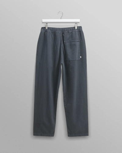 Kurt Trouser Organic Cotton Twill - Petrol Blue