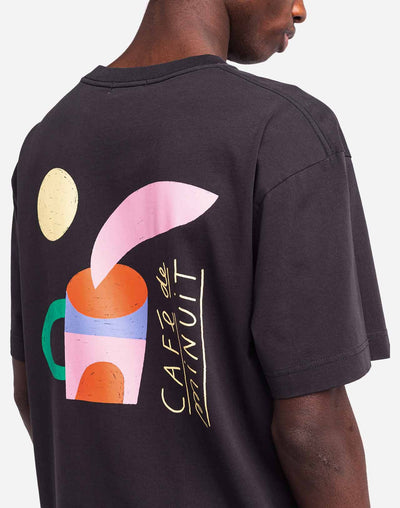 Café De Minuit T-Shirt - Carbon Black