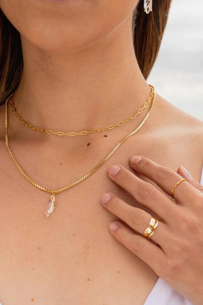 Laura Mini Oval Chain - Gold Plating