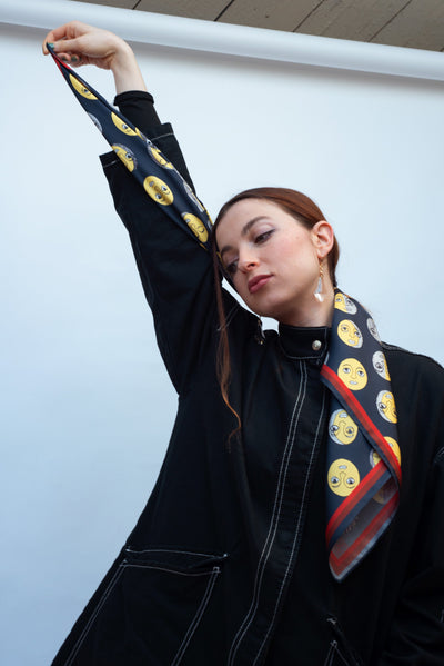 Silk Scarves - Moon Phase