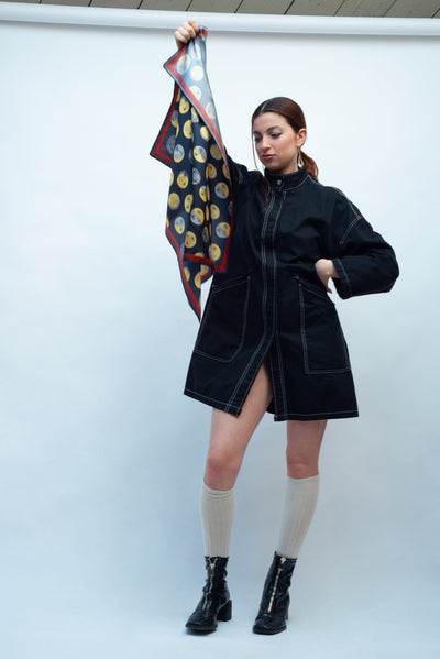 Silk Scarves - Moon Phase