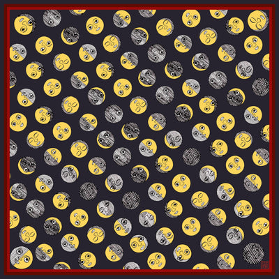 Silk Scarves - Moon Phase