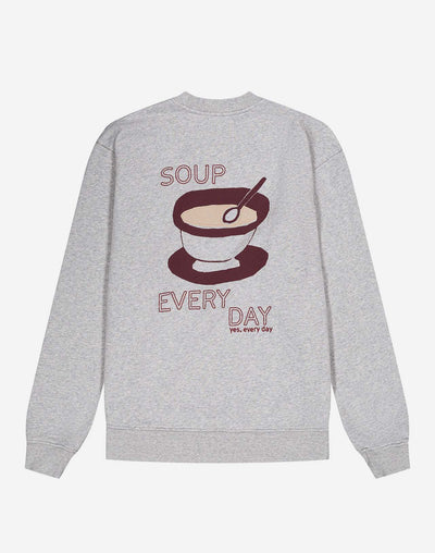 Good Soup Sweatshirt - Mottled Grey