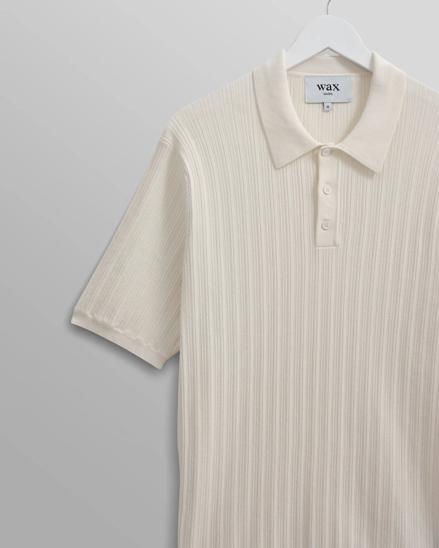Naples Knitted Polo Shirt - Ecru