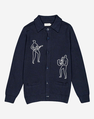 Jam Cardigan - Navy