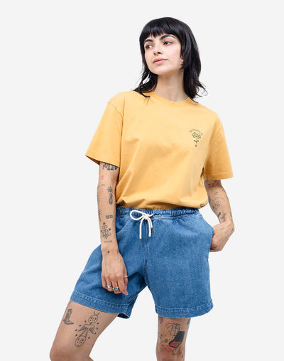 Botanical T-Shirt - Ochre