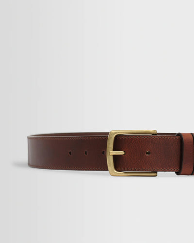 Paton Leather Belt - Brown