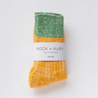 Elsie Cotton Socks - Sunny Yellow