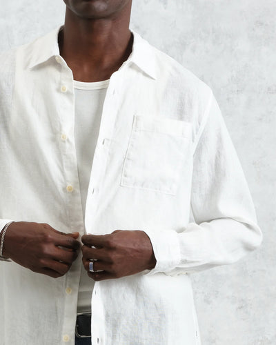 Rove Linen Shirt - White