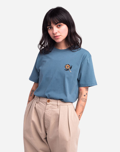 Ikeba T-Shirt - Steel Blue