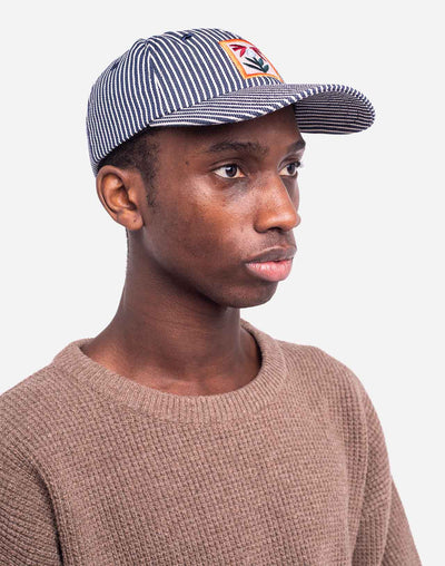 Six Pannel Striped Cap - Bud