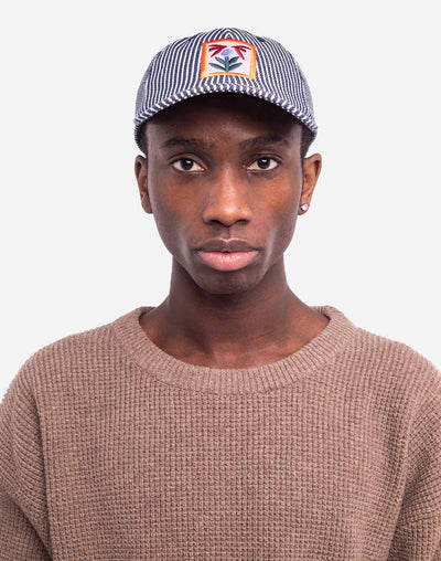 Six Pannel Striped Cap - Bud