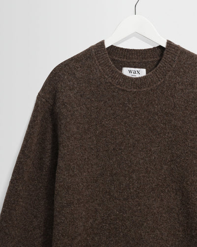 Wilde Crew Fluffy Wool Blend - Choco Brown