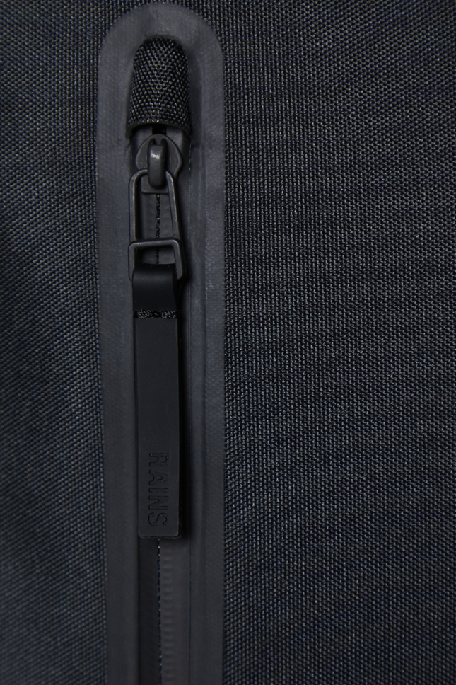 Rolltop Mini Backpack Bag - Black