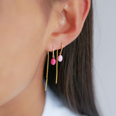 Eleanor Earrings - Light Pink