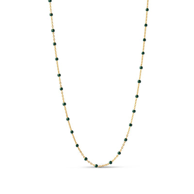 Lola Necklace - Petrol Green
