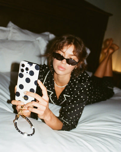 Short Phone Cord - Polka Cord