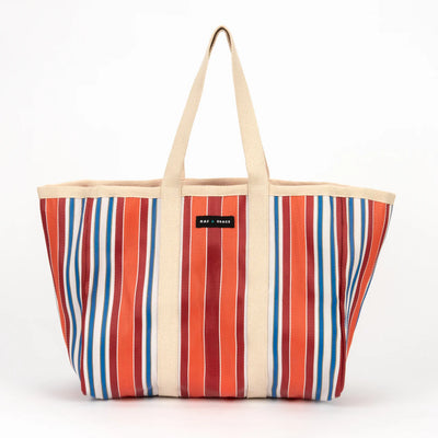 Large Shopper Bag - Orange/Red Mixed