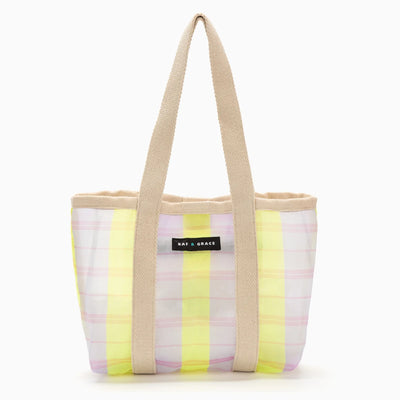 Mini Shopper Bag - Lilac/Lime