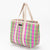 Large Shopper Bag - Bright Pink & Green